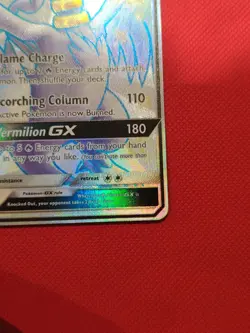 Pokemon TCG Reshiram GX Hidden Fates SV51/SV94 Holo Full Art Ultra Rare - Image 5