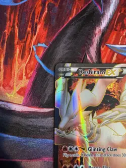 Pokemon TCG Reshiram-Ex Next Destinies 95/99 Holo Full Art Ultra Rare - Image 3