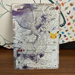 Pokemon TCG Reshiram Celebrations: Classic Collection 113/114 Holo Ultra Rare - Image 1