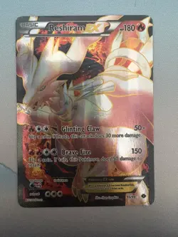 Pokemon TCG Reshiram-Ex Next Destinies 95/99 Holo Full Art Ultra Rare HP/DMG - Image 1