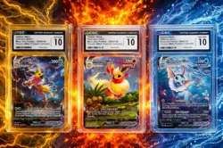 🔥⚡CGC 10 VAPOREON VMAX SWSH182, JOLTEON VMAX SWSH184, FLAREON VMAX SWSH180💦 - Image 1