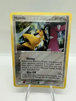 Pokemon TCG Mawile EX Crystal Guardians 9/100 Holo Holo Rare - Image 1