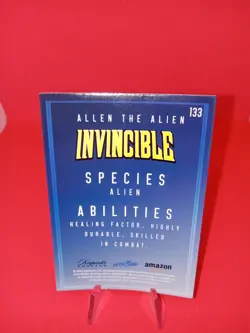 Invincible Season 1 Trading Cards Keepsake Allen the Alien #133 Silver Parallel - Image 2