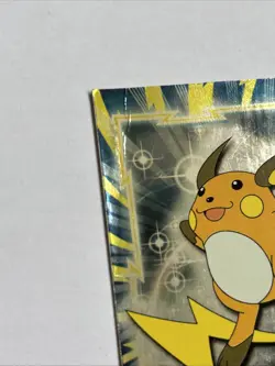 1999 Topps Black Logo Pokemon Raichu #26 Holo - Image 2