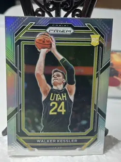 Panini Prizm 2022-23 Walker Kessler Silver Prizm Rookie #234 Utah Jazz - Image 1