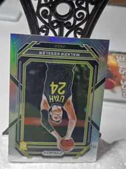 Panini Prizm 2022-23 Walker Kessler Silver Prizm Rookie #234 Utah Jazz - Image 3