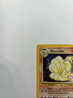 Pokemon TCG Ninetales Base Set 12/102 Holo Unlimited Holo Rare HP - Image 2