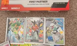 Pokemon First Partner Illustration Cards promo Snivy Tepig Oshawott Unova Gen 5 - Image 1