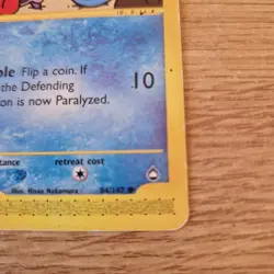 HORSEA - 84/147 - Aquapolis Set - Pokemon Card Lightly Played - Image 3