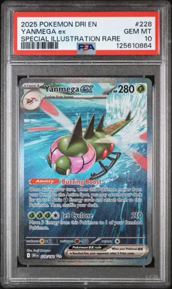 Yanmega EX 228/182 Sv10: Destined Rivals Pokemon TCG PSA 10 - Image 1