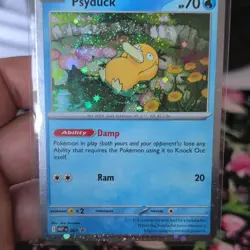 Nintendo Pokemon TCG Psyduck 007 Black Star Promo, ascending heroes. - Image 2