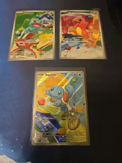 Pokemon TCG First Partner Illustration Collection Series 1 Kanto GEN 1 Set - Image 1