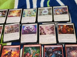 MTG Sorcery Lot of 100 CARDS-20RED/20BLACK/20WHITE/20GREEN/20BLUE - Image 4