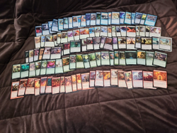 MTG INSTANT CARDS- Lot of 100 CARDS-20RED/20BLACK/20WHITE/20GREEN/20BLUE-NO DOUB - Image 1