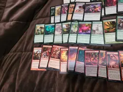 MTG INSTANT CARDS- Lot of 100 CARDS-20RED/20BLACK/20WHITE/20GREEN/20BLUE-NO DOUB - Image 5