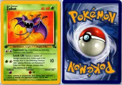 Pokemon Card - Zubat Fossil 57/62 1999 Common 1st Edition Lightly Played - Image 3