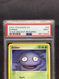 Pokemon Cards: EX Team Rocket Returns Common: Grimer 56/109: PSA 9 - Image 3