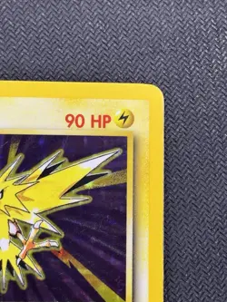 Pokemon TCG Zapdos 16/102 Base Set Holo Rare Card - Creased - Image 3