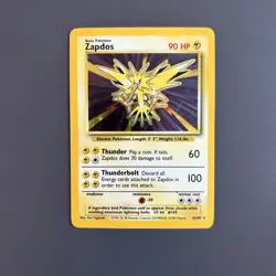 Zapdos 16/102 Base Set Holo Rare 1999 Vintage Pokemon Card - Image 4