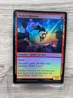 2025 Magic the Gathering Marvel Spider-man Ominous Asylum Land Foil NM - Image 1
