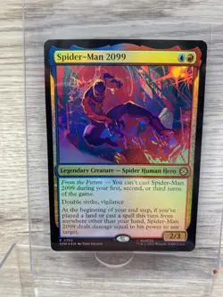 Spider-Man 2099 Magic The Gathering Spider-Man Rare Foil #150 MINT - Image 1
