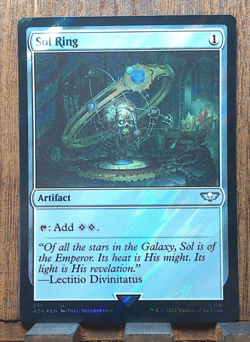 MTG🎇 Sol Ring (Surge Foil) Universes Beyond: Warhammer 40000 ✨ NEAR MINT❤ - Image 1