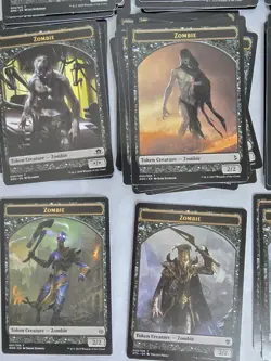 Lot of 91 MTG All Zombie Token Counters 16 Variations Unplayed - Magic - Horde - Image 5