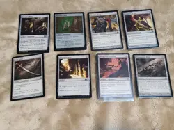 MTG Artifact x8 Haunted Cloak(FOIL)Trepanation Blade,Hammer of Ruin,Civic Saber - Image 1