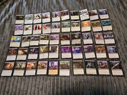 MTG Enchantment Lot of 50 CARDS-(BLACK & WHITE ONLY)-NO DOUBLES - Image 1