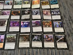 MTG Enchantment Lot of 50 CARDS-(BLACK & WHITE ONLY)-NO DOUBLES - Image 5