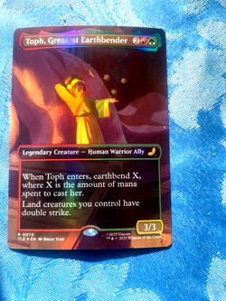 Toph, Greatest Earthbender (Borderless) Avatar: The Last Airbender:... foil look - Image 1