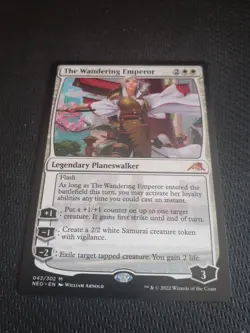 MTG the Wandering Emperor Kamigawa: Neon Dynasty 042/302 Regular Mythic - Image 1