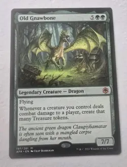 MTG Magic D&D Adventures in the Forgotten Realms #197 197/281 Old Gnawbone M - Image 1