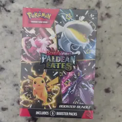 Paldean Fates Booster Bundle 6 Packs Factory Sealed English Pokemon TCG - Image 1