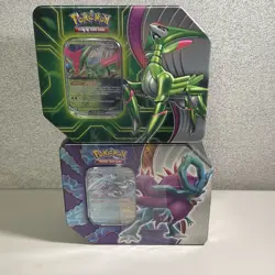 Pokemon Paradox Clash ex Tins Walking Wake Iron Leaves Sealed Set of 2 - Image 2