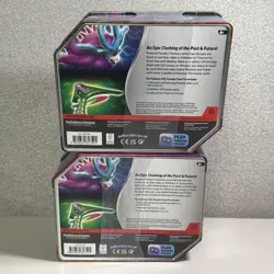 Pokemon Paradox Clash ex Tins Walking Wake Iron Leaves Sealed Set of 2 - Image 5