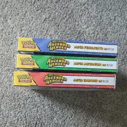 Pokemon TCG Ascended Heroes Mega ex Box Set of 3 - Meganium Emboar Feraligatr - Image 5