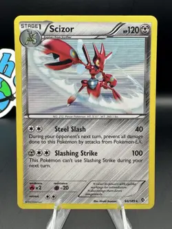 Scizor 94/149 Boundaries Crossed Holo LP Mid Era Pokemon - Image 1