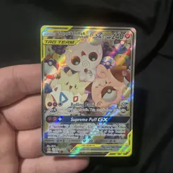 Pokemon TCG Togepi & Cleffa & Igglybuff GX 143A/236 Alternate Art Holo 240HP - Image 1