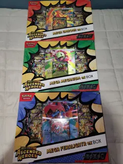 Pokemon TCG: Mega Evolution Ascended Heroes - Ex Box Bundle NEW & SEALED - Image 1