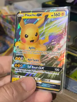 2019 Pokemon TCG Pikachu GX SM232 & Eevee GX SM233 SM Black Star Promo NM+ - Image 2