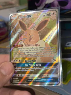 2019 Pokemon TCG Pikachu GX SM232 & Eevee GX SM233 SM Black Star Promo NM+ - Image 3
