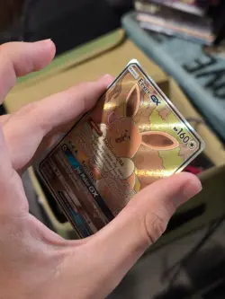 2019 Pokemon TCG Pikachu GX SM232 & Eevee GX SM233 SM Black Star Promo NM+ - Image 5