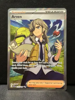 Pokemon TCG Arven Full Art Scarlet & Violet Base 235/198 NM - Image 1