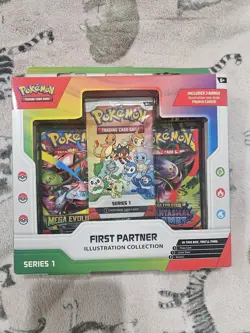 Pokemon TCG: First Partner Illustration Collection Box Series 1 Sealed - Image 1