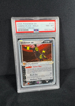 Pokemon Umbreon EX HOLO Rare 2005 Unseen Forces #112 NM/MT PSA 8 - Image 4
