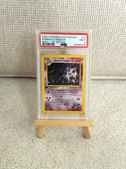 PSA 9 Sabrina's Gengar 14/132 1st Edition Holo Pokemon Card WOTC Gym Heroes - Image 1