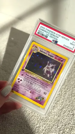 PSA 9 Sabrina's Gengar 14/132 1st Edition Holo Pokemon Card WOTC Gym Heroes - Image 2