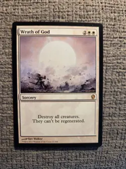 WRATH OF GOD ~ NM ~ MTG 27 Commander 2013 C13 - Image 1
