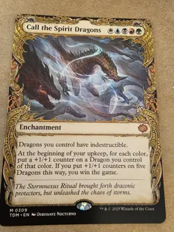 Call the Spirit Dragons - (Showcase) Tarkir: Dragonstorm Regular - Mtg - Image 1